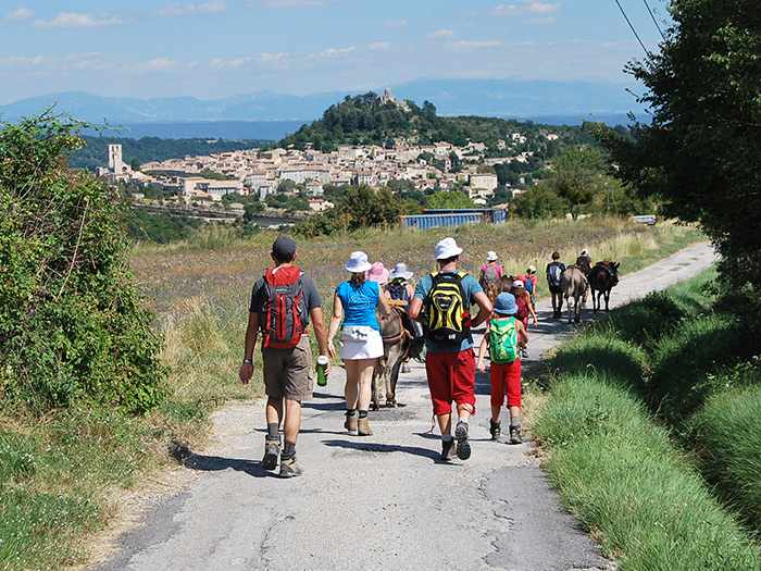 Arrivée sur Forcalquier